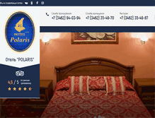 Tablet Screenshot of hotelpolaris.ru