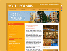 Tablet Screenshot of hotelpolaris.de